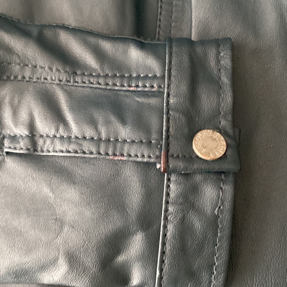 Bradley Bayou Teal Leather Jacket - Picture 9 of 9